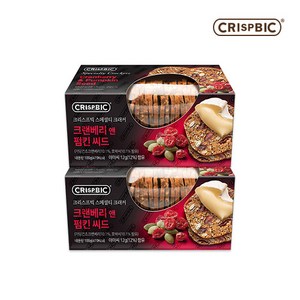 크리스프빅 스페셜티 크래커 크랜베리&펌킨씨드, 2개, 100g