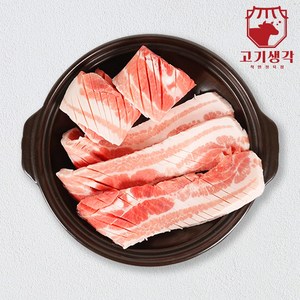 고기생각 수입산 프리미엄 양쪽 벌집 삼겹살 냉동 500g, 6개