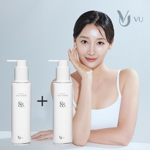 [공식 판매] GS VU 뷰 앰플 클렌저 약알칼리성 클렌징 폼, 2개, 115ml