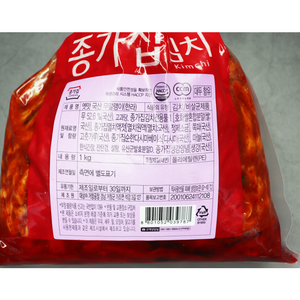 종가 옛맛 국산 무말랭이, 1kg, 1개