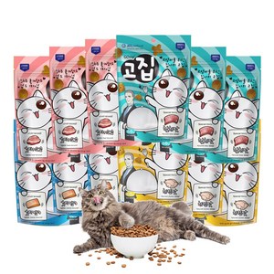 고집 고양이 간식, 치킨, 60g, 12개