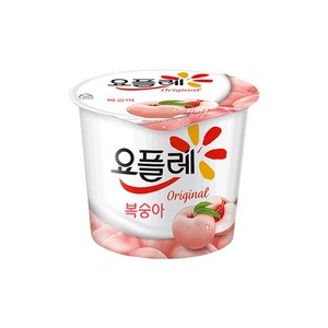 빙그레 요플레 복숭아홈180g무료배송, 180g, 4개