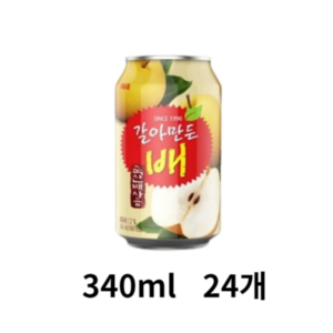 해태음료 갈아만든 배, 340ml