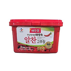 해찬들 태양초 알찬고추장 3kg, 1개