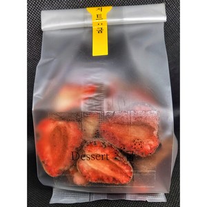 [디저트굽] 초콜릿딸기 동결건조초콜렛딸기 1봉지 50 g 건조딸기, 화이트(50g), 50g, 1개