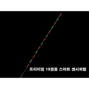 제이에이치 프리미엄 스마트 19점등 센서찌탑 장찌 시인성최고 민물 바다 올림 내림 입질시변색 센서, 1개