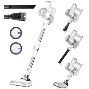 2025년형 프리티케어 무선 청소기 핸디 청소기 W400 하얀색