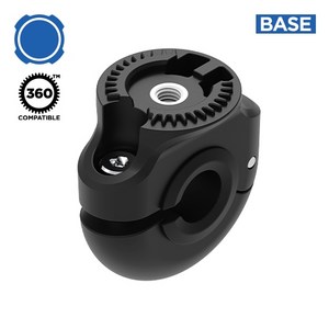 쿼드락 360 Base - Ba Clamp Small V2(20/100) 스마트폰거치대 QUADLOCK 360 베이스 - 바 클램프 스몰 V2(20/100), 바 클램프 스몰 V2, 1개