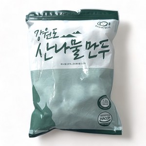 토박이마을 강원도 산나물 만두, 1.2kg, 1개