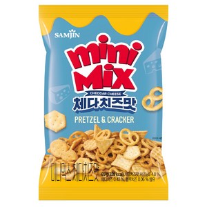 삼진 미니믹스 체다치즈맛, 65g, 6개