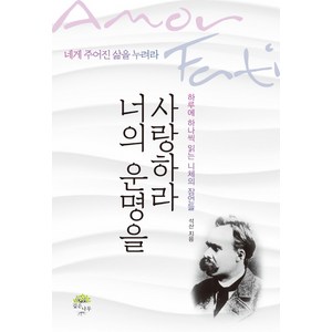 너의 운명을 사랑하라:네게 주어진 삶을 누려라  하루에 하나씩 읽는 니체의 잠언들, 깊은나무, 석산