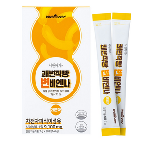 쾌변직빵 변비엔나 차전자피 식이섬유 약9100mg 콜레스테롤 개선 도움, 140g, 1개