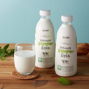 파스퇴르 무항생제인증목장우유, 750ml, 6개