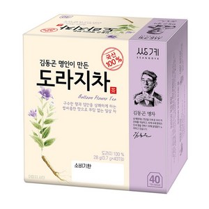 쌍계명차 김동곤 명인이 만든 도라지차, 40개입, 1개, 700mg