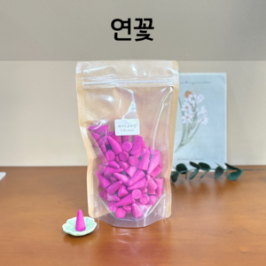 [제이아로마향] 태국 아로마향초 인센스 콘향 100개, 연꽃