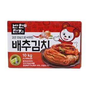 반찬단지 배추김치 10kg 무배, 1박스