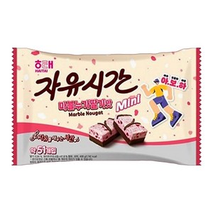 해태 자유시간 누가마블 딸기 408g 신상과자 신상간식, 1개