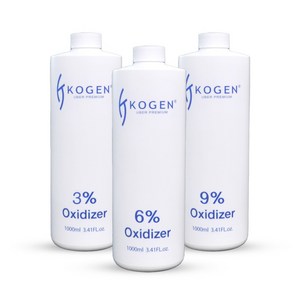 코겐 프리온 염색 탈색 산화제 6% 1000ml, 6퍼센트, 1개