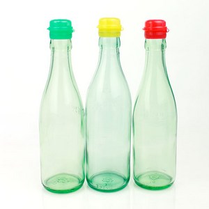 [가인글로벌] 청색기름병300ml 350ml [40개 빨강캡] 참기름병 오일병, 40개, 300ml