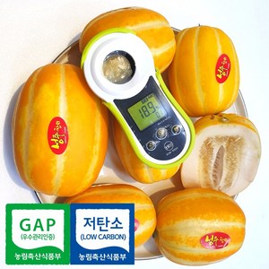 [100% 산지직송] 성주 참외 GAP 인증 당도선별 고당도 프리미엄 참외 1kg(못난이 흠집... 1박스, 1개