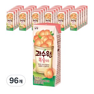 남양과수원 복숭아 음료, 190ml, 96개