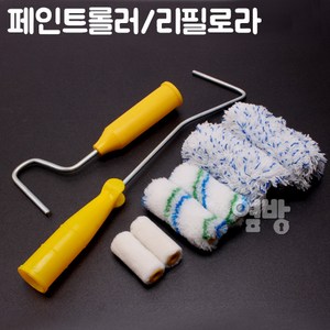 리필 페인트롤러 페인트붓 리필로라 스폰지 DIY /옆방, 선택15.수성용 리필 점박4인치-3개, 1개