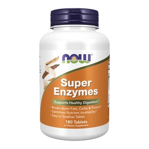 나우푸드 Super Enzymes 타블렛, 180정, 1개, 180정