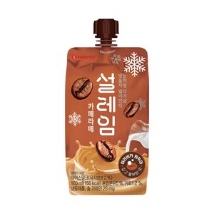 롯데제과 설레임 카페라떼 160mlx12개, 160ml, 12개