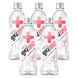 링티 제로 복숭아, 500ml, 5개