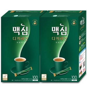 맥심 디카페인 커피믹스, 11.8g, 100개입, 2개