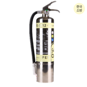 노벡소화기 청정소화기 3.0kg NOVEC FK-5112 가스식 하론 대체, 1개, 노벡