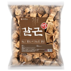 건강중심 국산 말린 칡 뿌리 1kg 갈근 국내산 건칡 건조, 1개