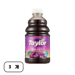 테일러 프룬쥬스, 946ml, 3개