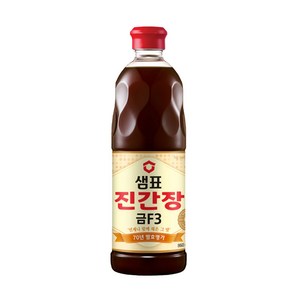 샘표 진간장 금 F3, 860ml, 3개