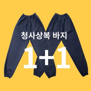 <공구파는언니> 청피스복 청사상복 바지 1+1 (2벌) 면피스복 작업복 도장복하의, 2개