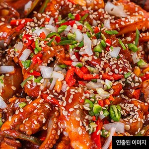 쭈꾸미볶음 캠핑음식 맥주안주 밀키트 백년찬방, 2개, 350g