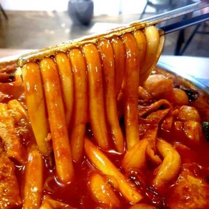 칠구 즉석 떡볶이 수제로 만든 생밀떡떡볶이세트 중간맛, 1세트, 530g