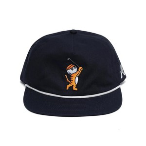 말본 타이거 버킷 스냅백 네이비 MALBON Tiger Buckets Snapback M-7887-NVY, NAVY, One Size, One Size, 색상:NAVY / 사이즈:One Size