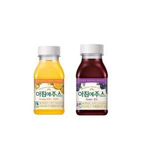 아침에주스 오렌지+포도, 20개, 210ml