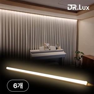 닥터룩스 간접조명 LED T5 15w 900mm, 주백색, 6개