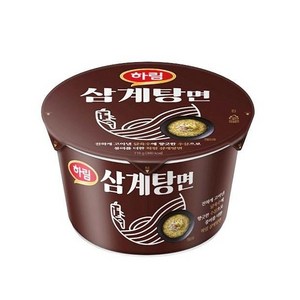 하림 삼계탕면 컵 107g, 6개