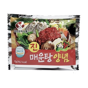 칼칼하고 깊은 매운탕 양념 일회용 개별포장, 10개, 60g