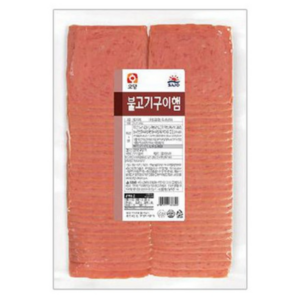 사조오양 불고기구이햄 1kg, 9개