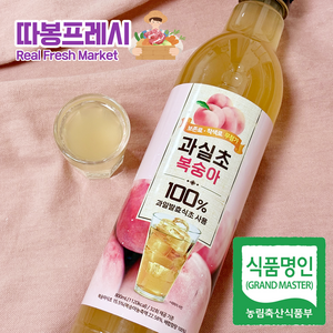 따봉프레시 식초명인이 만든 맛있는 100% 프리미엄 복숭아 발효식초, 2개, 800ml
