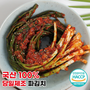 [행운김치] 100% 국산 당일제조 전라도 파김치, 1개, 2kg