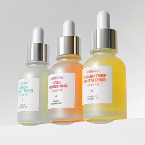 바르바라 페이스 오일 3종 세트 비타민트리오일 + 장미오일 + 네롤리오일, 1세트, 30ml