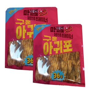 마쌤 구운 아귀포, 2개, 100g