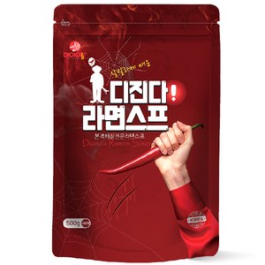 아이엠소스 디진다라면스프 매운, 500g, 1개