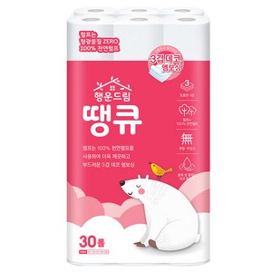 행운드림 땡큐 화장지 3겹 30롤 x 1팩, 14m, 30개입, 1개