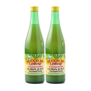 유로푸드 유기농 레몬주스, 500ml, 2개